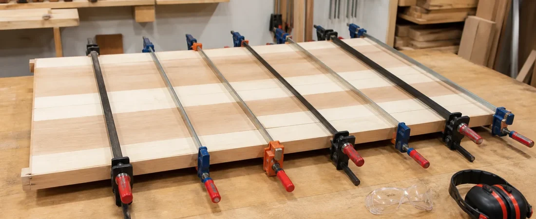 Cuántos sargentos necesitas para encolar un tablero sin combarlo
